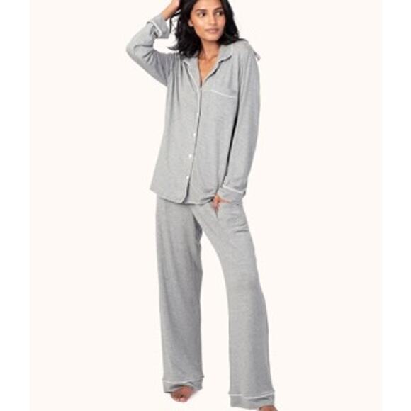 Lively NWT Heather Grey All-Day Lounge Wide Leg Pant Small